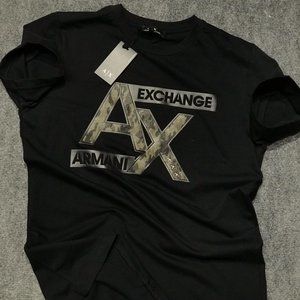 COTTON BLACK ARMANI EXCHANGE T-SHIRT FOR SUMMER!